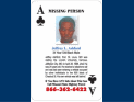 Photos of cold case cards.