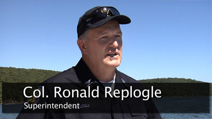 Col. Ronald Replogle Superintendent MSHP Water Patrol Video.