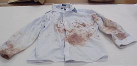 stained shirt