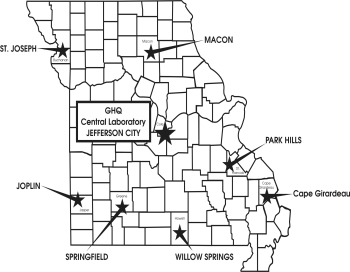 Crime Lab Locations