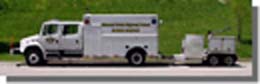 Bomb Truck and Trailer