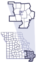Troop E County Map