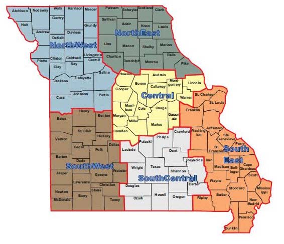 Enlarged Rural Crimes Map